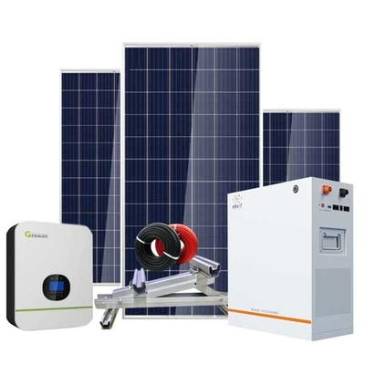 5kW solar del sistema de rejilla 48V 100ah para el almacenamiento de energía renovable del hogar