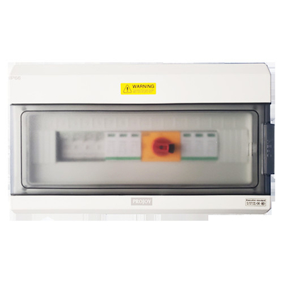 Caja solar IP65 4 del combinador del picovoltio de 4 secuencias de DC 1000V 32A en 2 hacia fuera