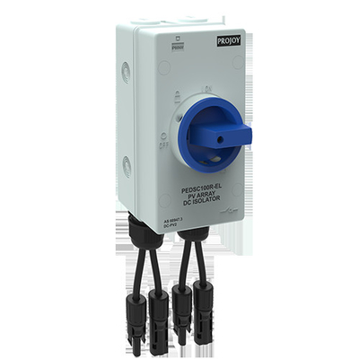Interruptor externo IP66 1000V 1200v del aislamiento de DC de 10000 veces
