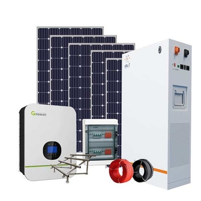 Sistema eléctrico solar del tejado residencial sistema/12kw del panel solar de MPPT 48V