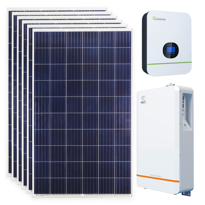 sistema 9Kwh/solar fotovoltaico de los sistemas de rejilla 86Kg para el hogar