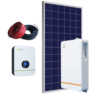 sistema solar del tejado Sistema Solar/480Ah del hogar 51.2V para 22.86Kg casero