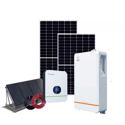 Sistema fotovoltaico del picovoltio del panel solar del sistema Growatt 5000TL 400w de 60VDC CATL
