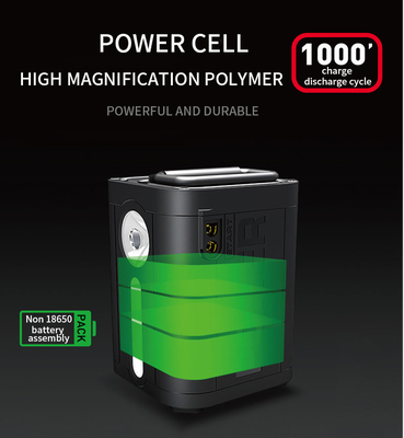 Sistema Solar del hogar portátil solar sistema/100W de 99Wh 500A