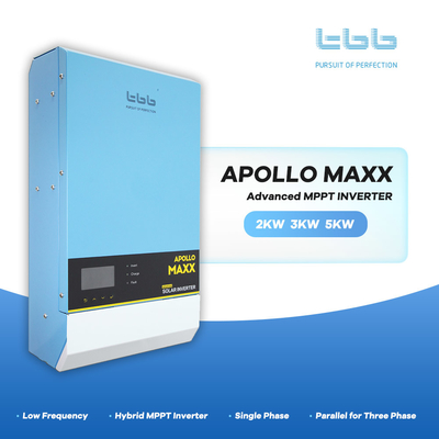 Inversor solar 5KW 24V 2KW 3KW 48V 5KW del híbrido de TBB Apollo Maxx Arrival 90A MPPT