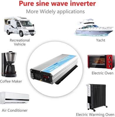 Inversor solar híbrido 3000W MSDS UN38.3 de la onda sinusoidal pura de DC24V