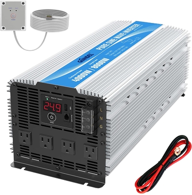 Inversor puro 1.5Amps de la onda sinusoidal de Giandel 4000W 24V con cuatro salidas de corrienta alterna