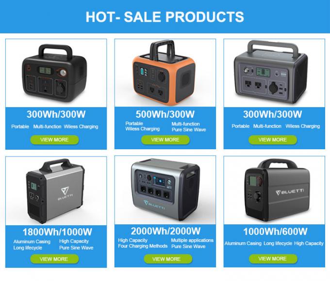 Banco portátil 300w de la batería solar de Mini Camping 220V de la Sistema Solar de la rejilla 0